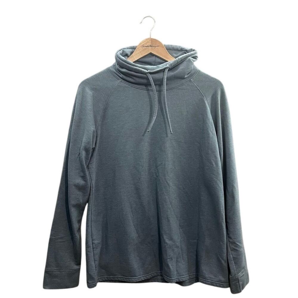 32Degree Heat Women Blue Cowl Neck Sweater‎ Size Medium